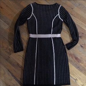 Black n beige Calvin Klein dress long sleeved